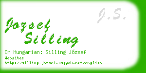 jozsef silling business card