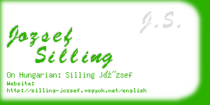 jozsef silling business card